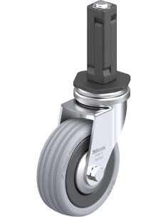 LRA-VPA 75K-FA-EV02 pasukamas ratukas su guminiais ratais