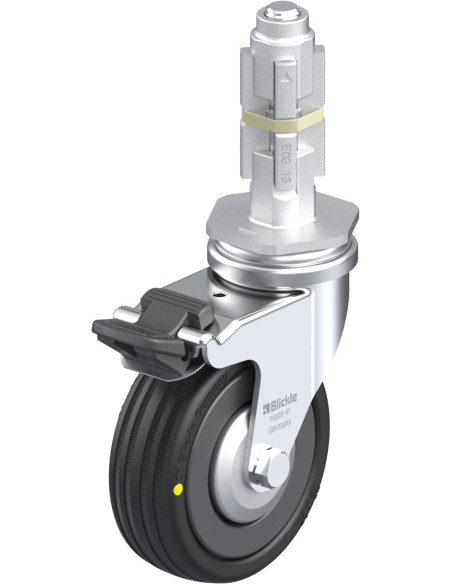 LRA-VPA 75K-FI-EL-FA-E03 antistatinis ratukas su stabdžiais