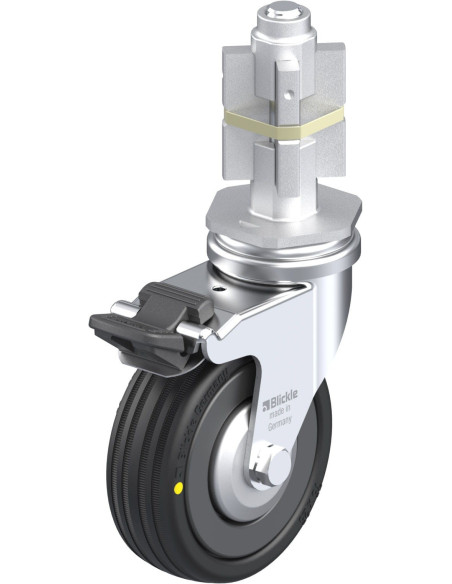 LRA-VPA 75K-FI-EL-FA-E05 antistatinis ratukas su stabdžiais