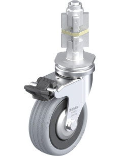 LRA-VPA 75K-FI-FA-E04 - 75 mm guminis pasukamas ratukas su