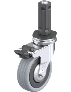 LRA-VPA 75K-FI-FA-EV02 - 75 mm guminis pasukamas ratukas su