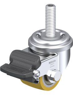 LRA-VSTH 35K-RA-GS10 - Poliuretano ratukas su stabdžiais