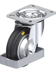 L-RD 100R-FA-FS - Pasukamas 100 mm ratukas dengtas guma