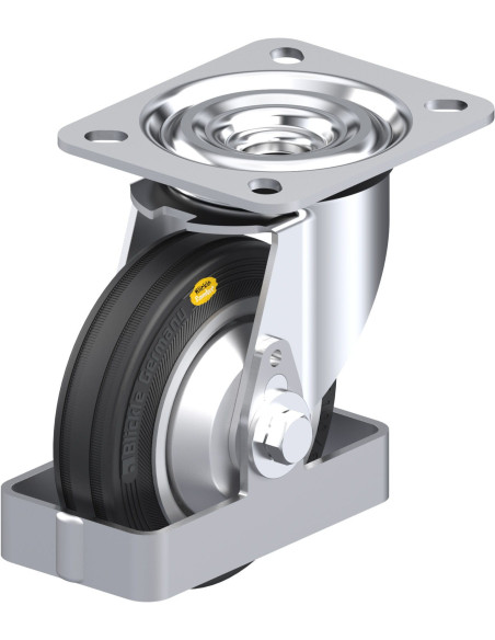 L-RD 100R-FA-FS - Pasukamas 100 mm ratukas dengtas guma