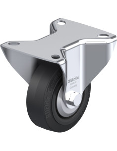 B-POEV 80XR-FA fiksuotas ratukas dengtas guma