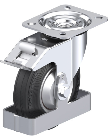L-RD 125R-FI-FA-FS - 125 mm pasukamas ratukas su stabdžiais