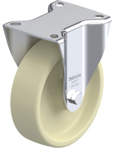 B-POH 125G - Atsparus karščiui fiksuotas ratukas 125 mm