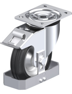 L-RD 162R-FI-FS - 160 mm pasukamas ratukas su stabdžiais