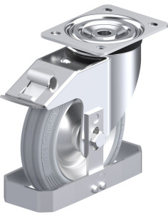 L-RD 182R-FI-VLI-FS - 180 mm pasukamas ratukas su stabdžiais