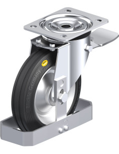 L-RD 182R-ST-FS pasukamas ratukas su stabdžiais, 180 mm