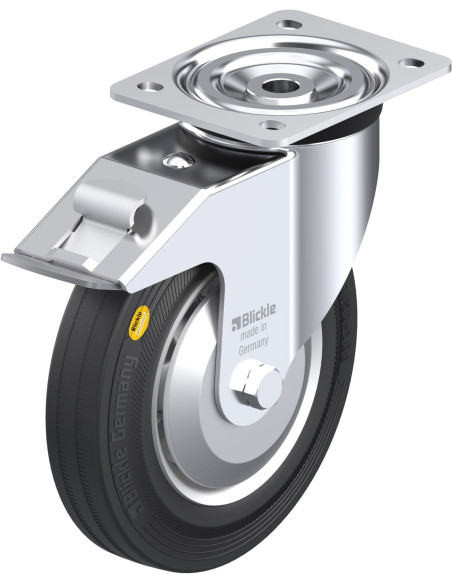 L-RD 200K-FI-FA - Pasukamas ratukas su stabdžiais, 200 mm