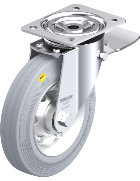 L-RD 200K-ST-VLI pasukamas ratukas su stabdžiais, 200 mm