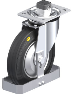 L-RD 202R-CS11-FA-FS pasukamas ratukas su stabdžiais