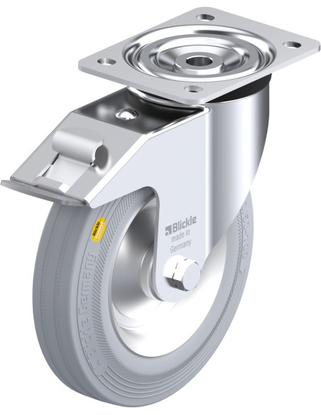 L-RD 202R-FI-VLI - Pasukamas ratukas su stabdžiais, 200 mm