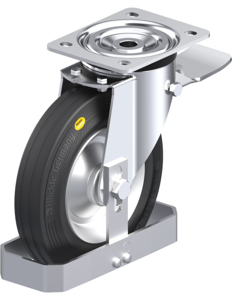 L-RD 202R-ST-FS pasukamas ratukas su stabdžiais