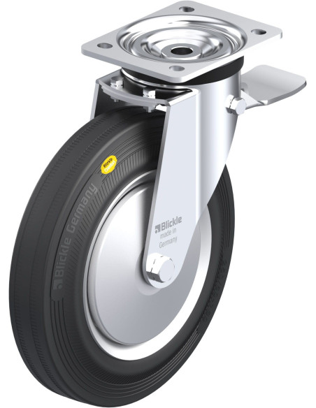 L-RD 252R-3-ST-FA pasukamas ratukas su stabdžiais, 250 mm