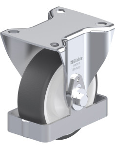 Poliuretano fiksuotas ratukas B-POTH 100KA-FS, 100 mm