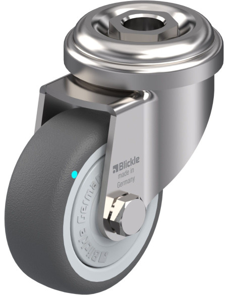 Poliuretano pasukamas ratukas LRXA-PATH 50KFD, 50 mm