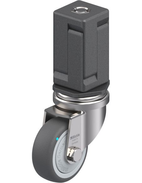 Poliuretano pasukamas ratukas LRXA-PATH 50KFD-EXV07, 50 mm