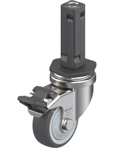 LRXA-PATH 50KFD-FI-EXV02 poliuretano ratukas su stabdžiais