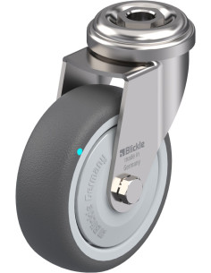 LRXA-PATH 75KFD - Poliuretano pasukamas ratukas, 75 mm