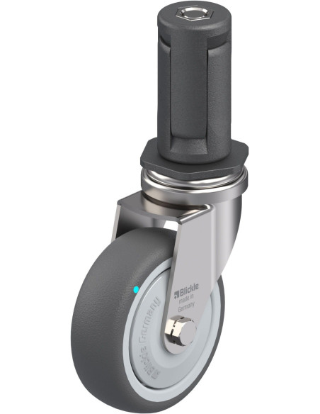 LRXA-PATH 75KFD-EXR04 - Poliuretano pasukamas ratukas 75 mm