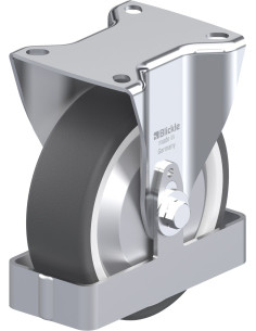 B-POTH 125KA-FA-FS poliuretano fiksuotas ratukas 125 mm