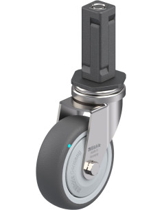 Poliuretano pasukamas ratukas LRXA-PATH 75KFD-EXV03, 75 mm