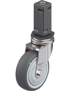 Poliuretano pasukamas ratukas LRXA-PATH 75KFD-EXV04, 75 mm