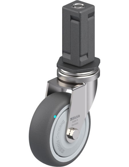 Poliuretano pasukamas ratukas LRXA-PATH 75KFD-EXV04, 75 mm