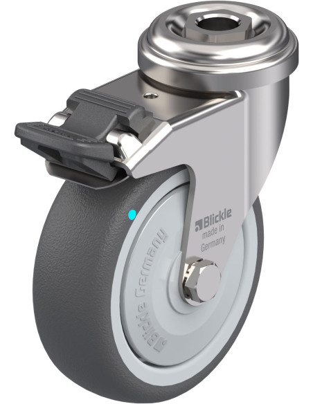 Pasukamas poliuretano ratukas su stabdžiais LRXA-PATH