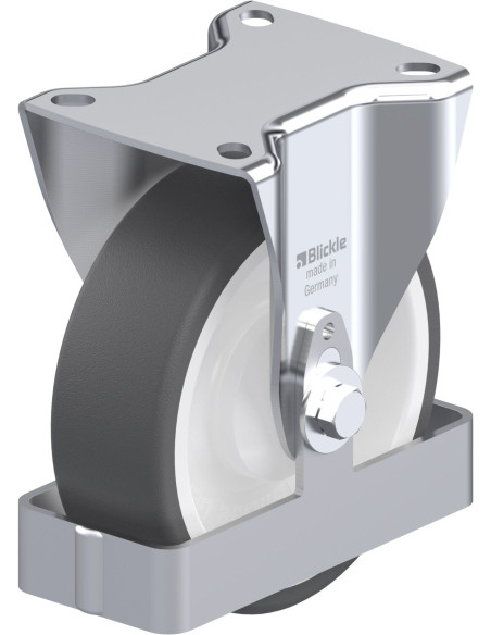 B-POTH 125KA-FS poliuretano fiksuotas ratukas