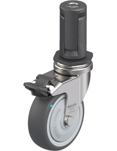 Pasukamas poliuretano ratukas su stabdžiais LRXA-PATH