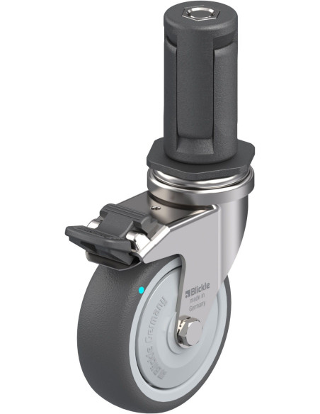 Pasukamas poliuretano ratukas su stabdžiais LRXA-PATH