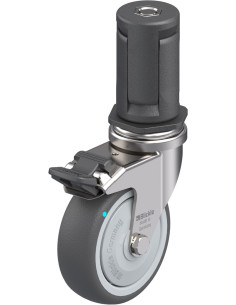 LRXA-PATH 75KFD-FI-EXR05 - Poliuretano ratukas su stabdžiais