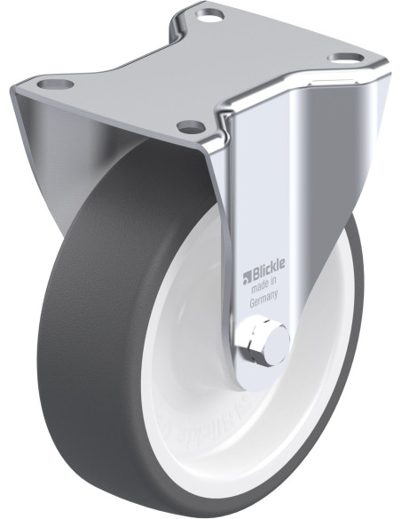 Poliuretano ratukas B-POTH 125R, fiksuotas, 125 mm