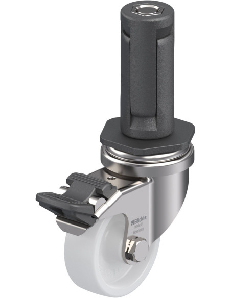 LRXA-PO 50G-FI-EXR03 - 50 mm pasukamas ratukas su stabdžiais