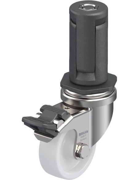 LRXA-PO 50G-FI-EXR04 pasukamas ratukas su stabdžiais