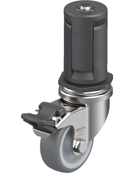 LRXA-TPA 50G-FI-EXR05 pasukamas ratukas su stabdžiais