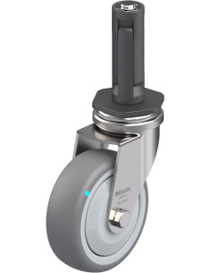 LRXA-TPA 75KFD-EXR02 pasukamas ratukas su guminiais ratais