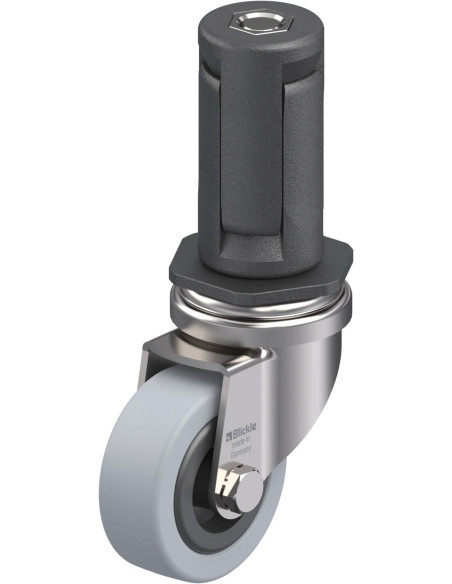 LRXA-VPA 50G-EXR04 pasukamas ratukas su guminiais ratais