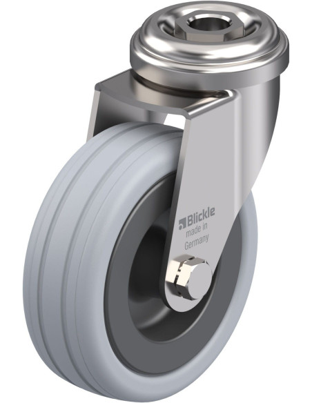 LRXA-VPA 75G pasukamas ratukas su guminėmis padangomis