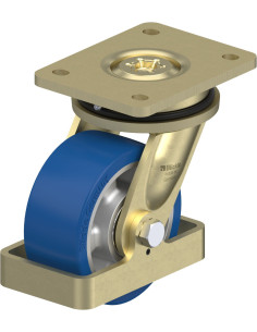 LS-ALBS 127K-FS pasukamas poliuretano ratukas 125 mm