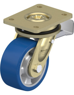 LS-ALBS 127K-ST poliuretano ratukas su stabdžiais