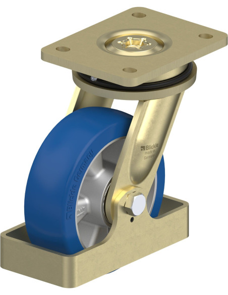 LS-ALBS 150K-FS pasukamas poliuretano ratukas 150 mm