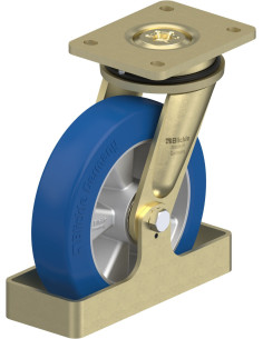 LS-ALBS 200K-FS poliuretano pasukamas ratukas 200 mm