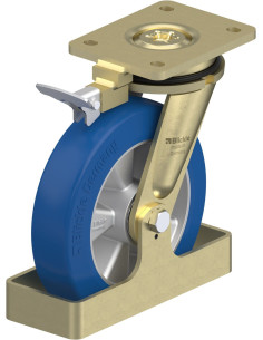 LS-ALBS 200K-RI4-FS - Poliuretano pasukamas ratukas su