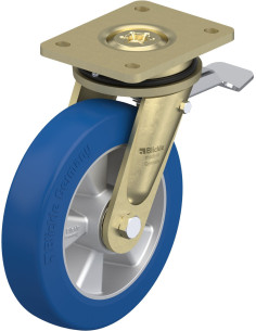 LS-ALBS 200K-ST Poliuretano ratukas su stabdžiais