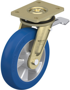 LS-ALBS 200K-ST-CO poliuretano ratukas su stabdžiais