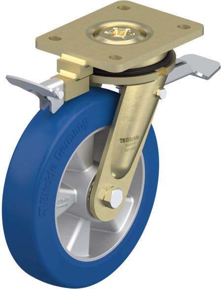 LS-ALBS 200K-ST-RI4 poliuretano pasukamas ratukas su